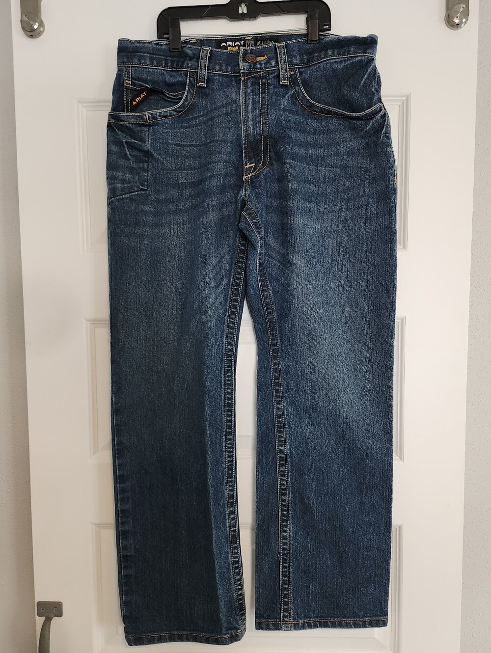 Ariat Rebar Relaxed Boot Men's Dark Blue Straight Jeans